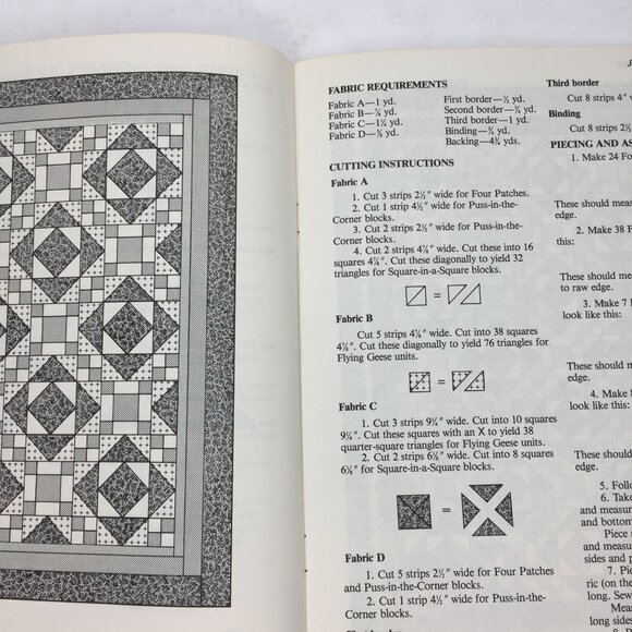 Vintage 1989 Even More Book 3 Template-Free Series Trudie Hughes Quilt Patterns - Picture 6 of 11